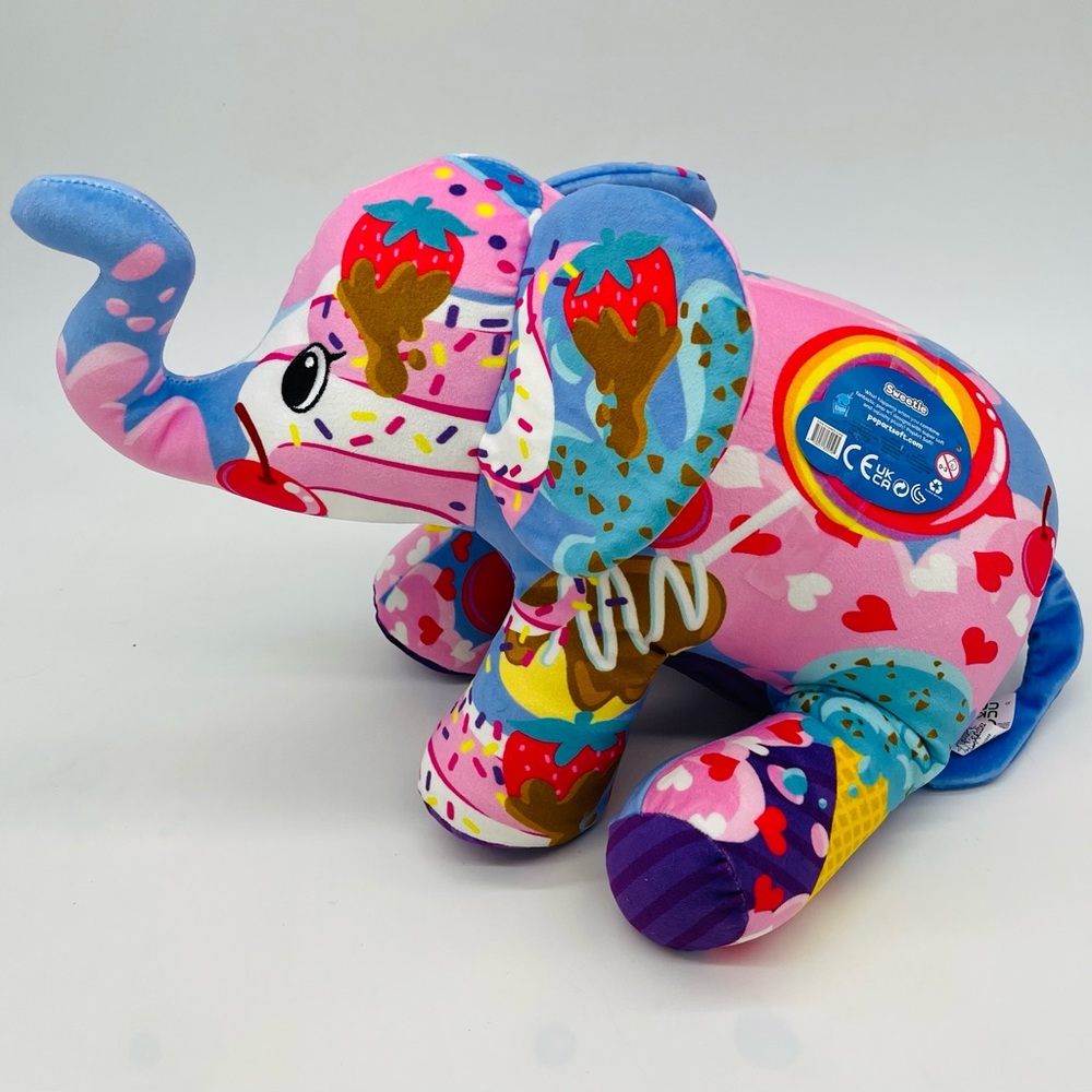 NEW, Pop Art Soft 16" Plush
2023 Elephant MAMMOTH SWEETIE candy pattern soft
